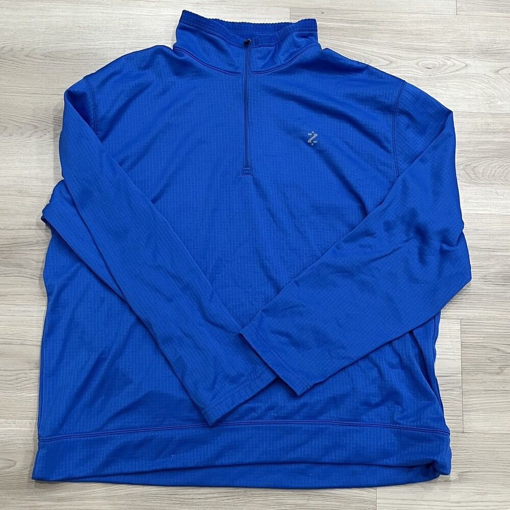 IZOD performx quarter zip pullover men’s sz XXL Blue long sleeve